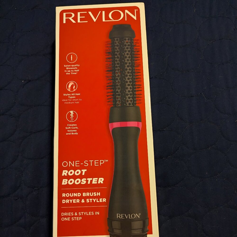 Revlon One Step Root Booster Round Brush Dryer & Hair Styler